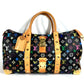 LOUIS VUITTON M92640 モノグラムマルチカラー 村上隆 スタッズ キーポル45 キーポル 45 カバン 旅行バッグ トラベルバッグ ハンドバッグ ボストンバッグ モノグラムマルチカラーキャンバス ユニセックス ノワール ブラック