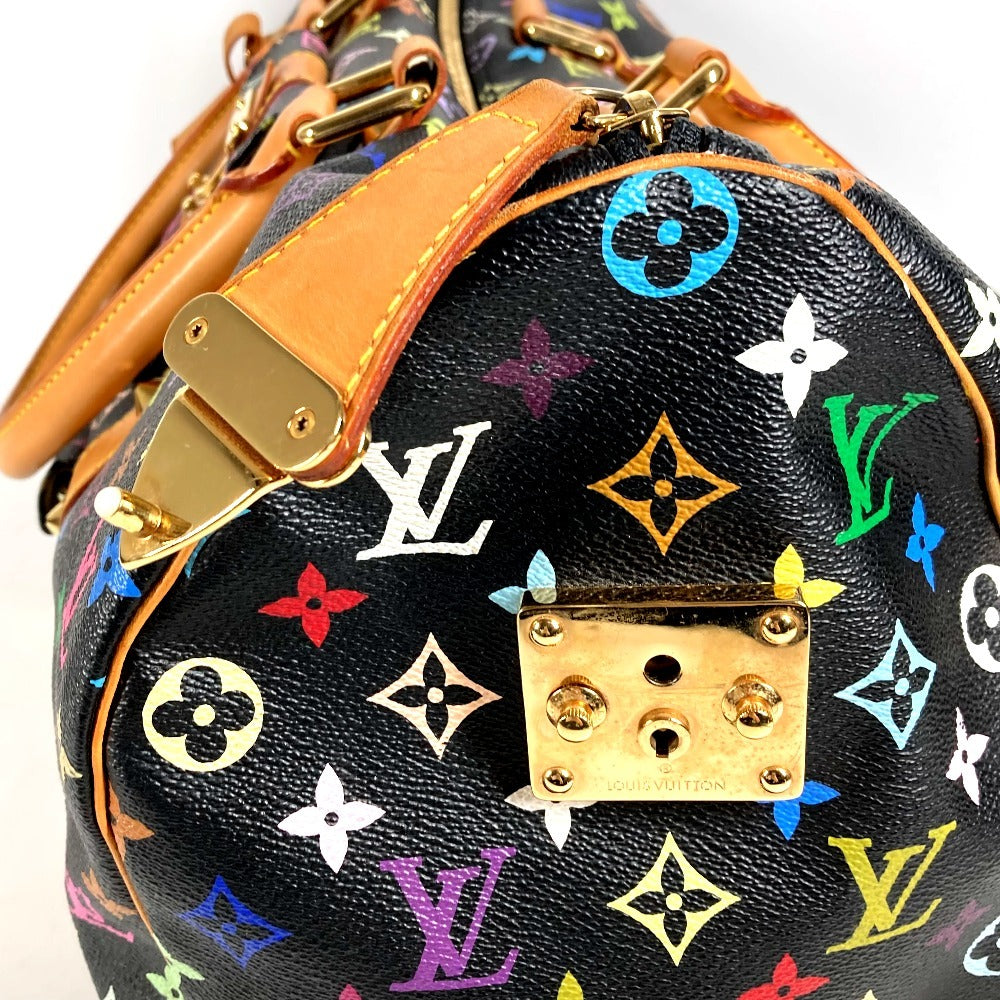 LOUIS VUITTON M92640 モノグラムマルチカラー 村上隆 スタッズ キーポル45 キーポル 45 カバン 旅行バッグ トラベルバッグ ハンドバッグ ボストンバッグ モノグラムマルチカラーキャンバス ユニセックス ノワール ブラック