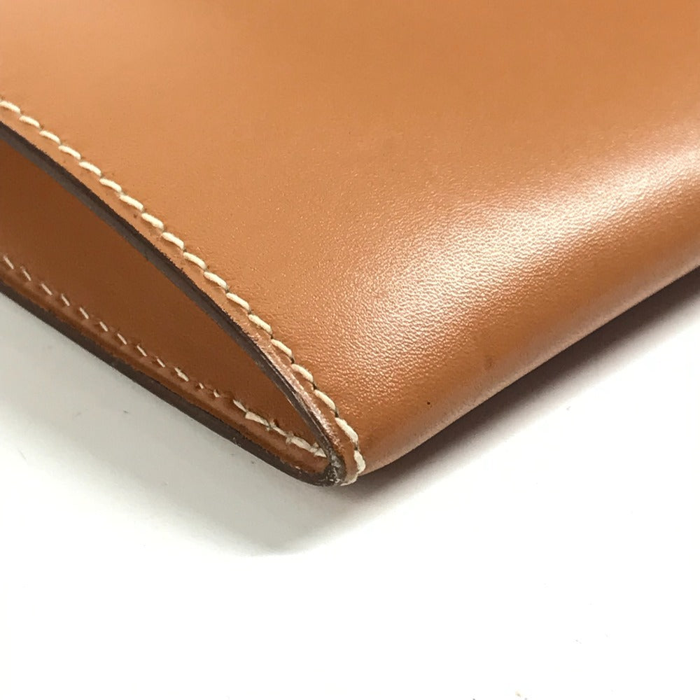 HERMES ヴィンテージ カバン 斜め掛け フラップ ショルダーバッグ ヴォーシャモニー ユニセックス ナチュラル ブラウン