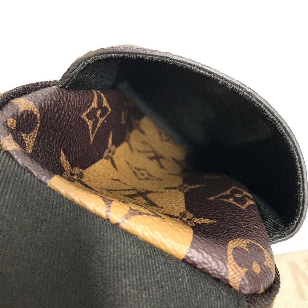 LOUIS VUITTON M81005 モノグラムストライプ NIGOコラボ ダブルフォンポーチ 斜め掛け カバン ポシェット ショルダーバッグ モノグラムキャンバス ユニセックス ブラウン