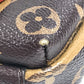 LOUIS VUITTON M81005 モノグラムストライプ NIGOコラボ ダブルフォンポーチ 斜め掛け カバン ポシェット ショルダーバッグ モノグラムキャンバス ユニセックス ブラウン