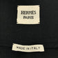 HERMES 巻きスカート アパレル ボトムス スカート ウール レディース ブラック