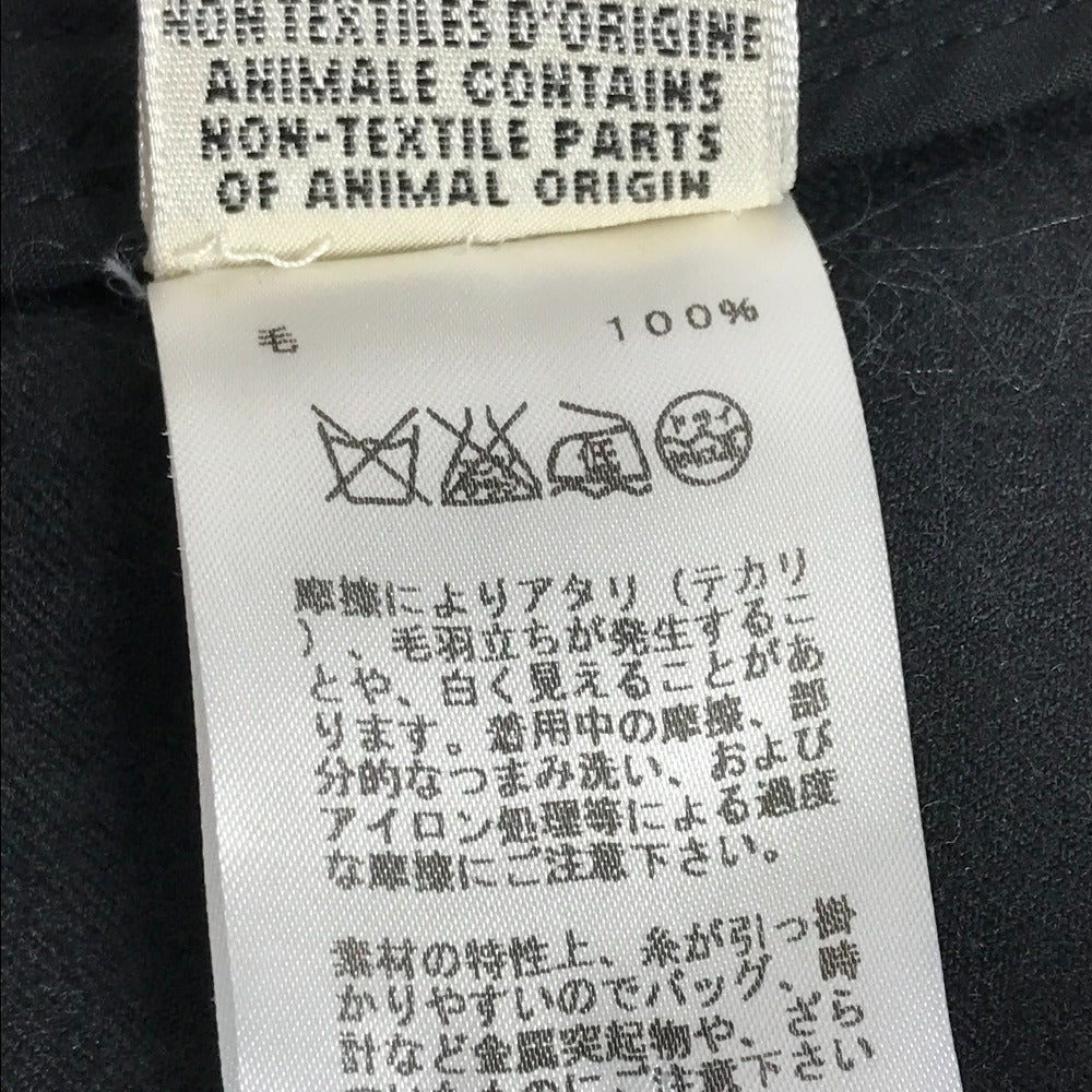 HERMES 巻きスカート アパレル ボトムス スカート ウール レディース ブラック