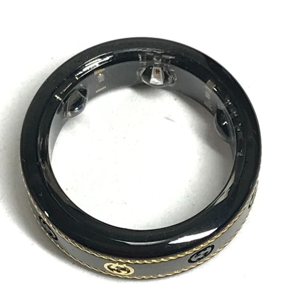 GUCCI 705220 オーラ OURA スマートリング インターロッキングG アクセサリー 電子機器 リング・指輪 チタン ユニセックス ブラック