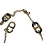 HERMES Sur Mer PM Sur Mer PM Chain Accessory Jewelry Necklace Buffalo Horn Unisex Gold