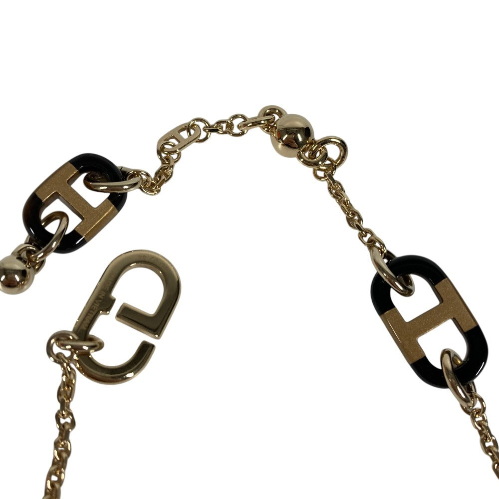 HERMES Sur Mer PM Sur Mer PM Chain Accessory Jewelry Necklace Buffalo Horn Unisex Gold