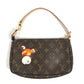 LOUIS VUITTON M51981 モノグラム パンダ 村上隆 ポシェットアクセソワール カバン アクセサリーポーチ ハンドバッグ ショルダーバッグ モノグラムキャンバス レディース ブラウン