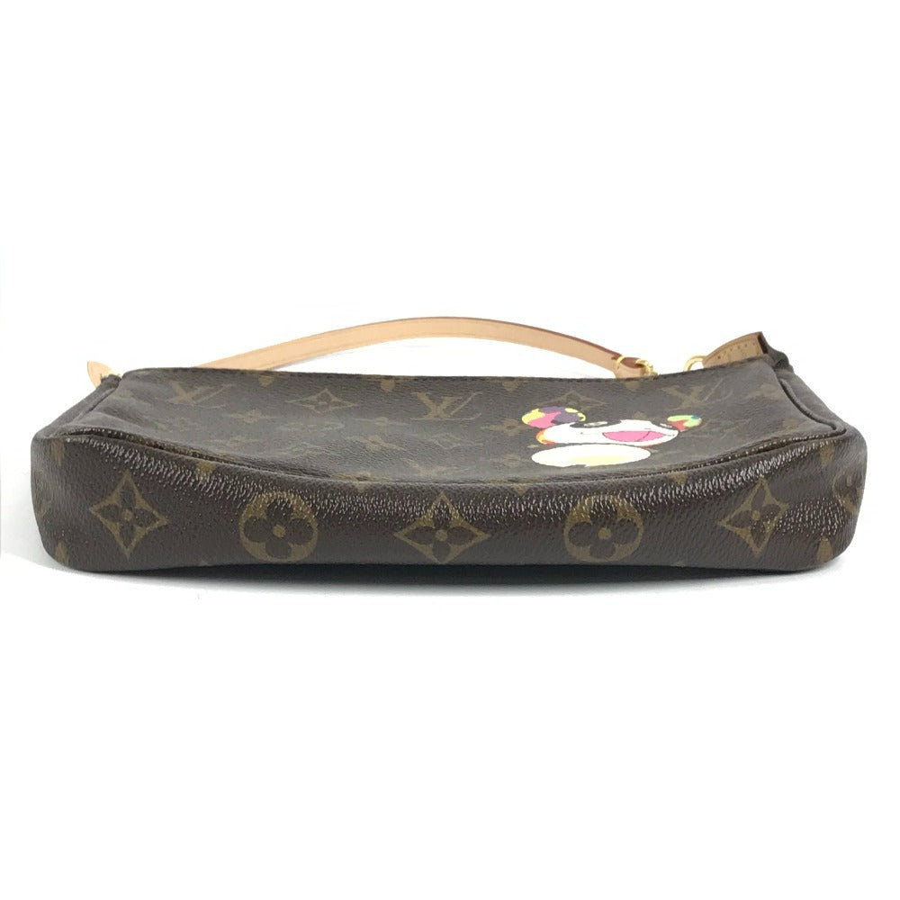LOUIS VUITTON M51981 モノグラム パンダ 村上隆 ポシェットアクセソワール カバン アクセサリーポーチ ハンドバッグ ショルダーバッグ モノグラムキャンバス レディース ブラウン