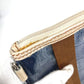 CELINE Pouch Triomphe Logo Beach Bag Handbag Tote Bag Shoulder Bag Vinyl/Leather Unisex Blue