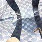 CELINE Pouch Triomphe Logo Beach Bag Handbag Tote Bag Shoulder Bag Vinyl/Leather Unisex Blue