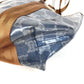 CELINE Pouch Triomphe Logo Beach Bag Handbag Tote Bag Shoulder Bag Vinyl/Leather Unisex Blue