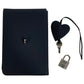 HERMES Heart Carnet Secret Notebook Memo Pad Stationery Case Notebook Cover Swift Unisex Ardoise Black