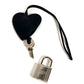 HERMES Heart Carnet Secret Notebook Memo Pad Stationery Case Notebook Cover Swift Unisex Ardoise Black