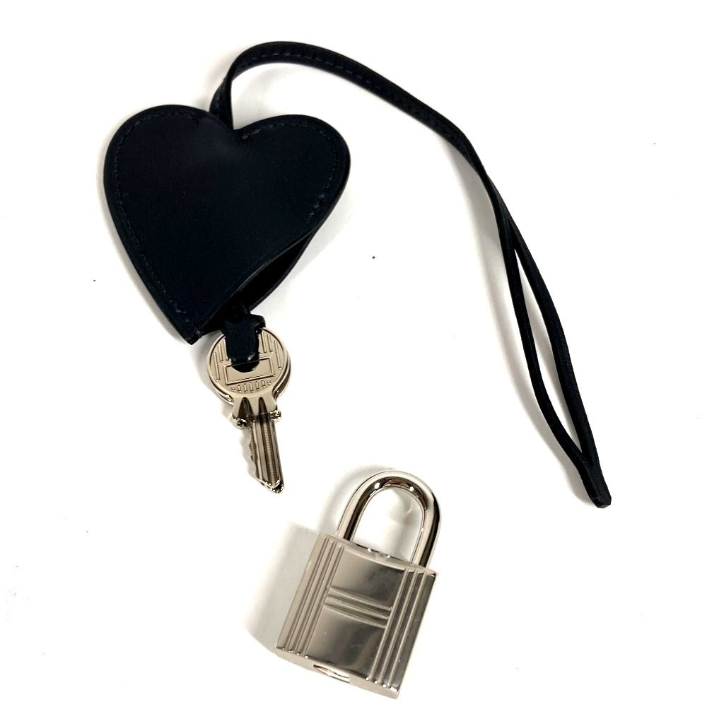HERMES Heart Carnet Secret Notebook Memo Pad Stationery Case Notebook Cover Swift Unisex Ardoise Black
