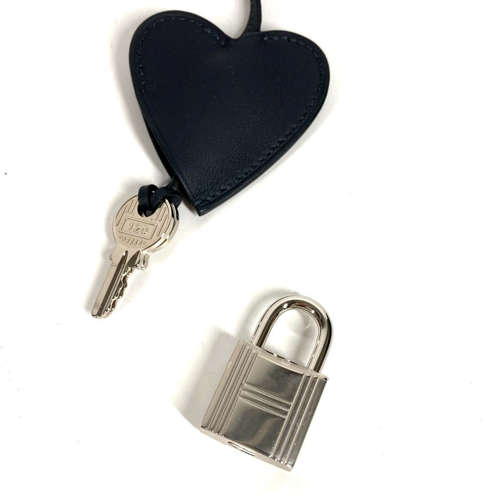 HERMES Heart Carnet Secret Notebook Memo Pad Stationery Case Notebook Cover Swift Unisex Ardoise Black