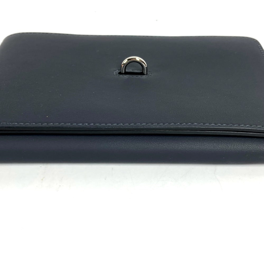 HERMES Heart Carnet Secret Notebook Memo Pad Stationery Case Notebook Cover Swift Unisex Ardoise Black