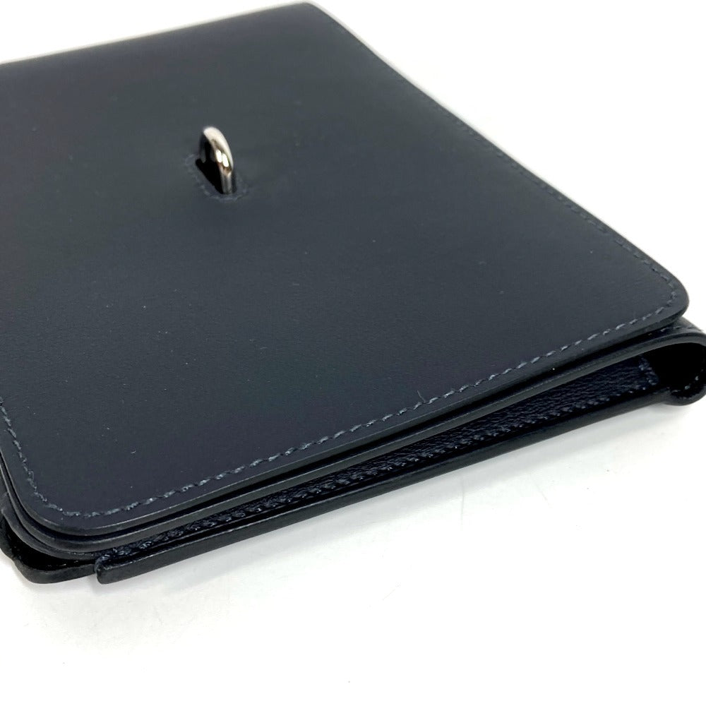HERMES Heart Carnet Secret Notebook Memo Pad Stationery Case Notebook Cover Swift Unisex Ardoise Black