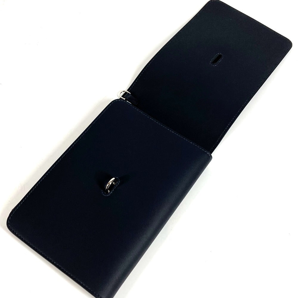 HERMES Heart Carnet Secret Notebook Memo Pad Stationery Case Notebook Cover Swift Unisex Ardoise Black