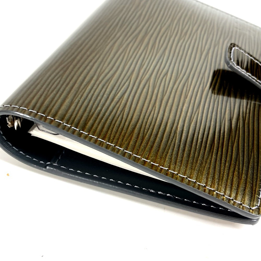 LOUIS VUITTON M99080 Cyber Epi Agenda PM Agenda PM Ballpoint Pen System Planner Case Stationery Planner Cover Epi Leather Unisex Metallic