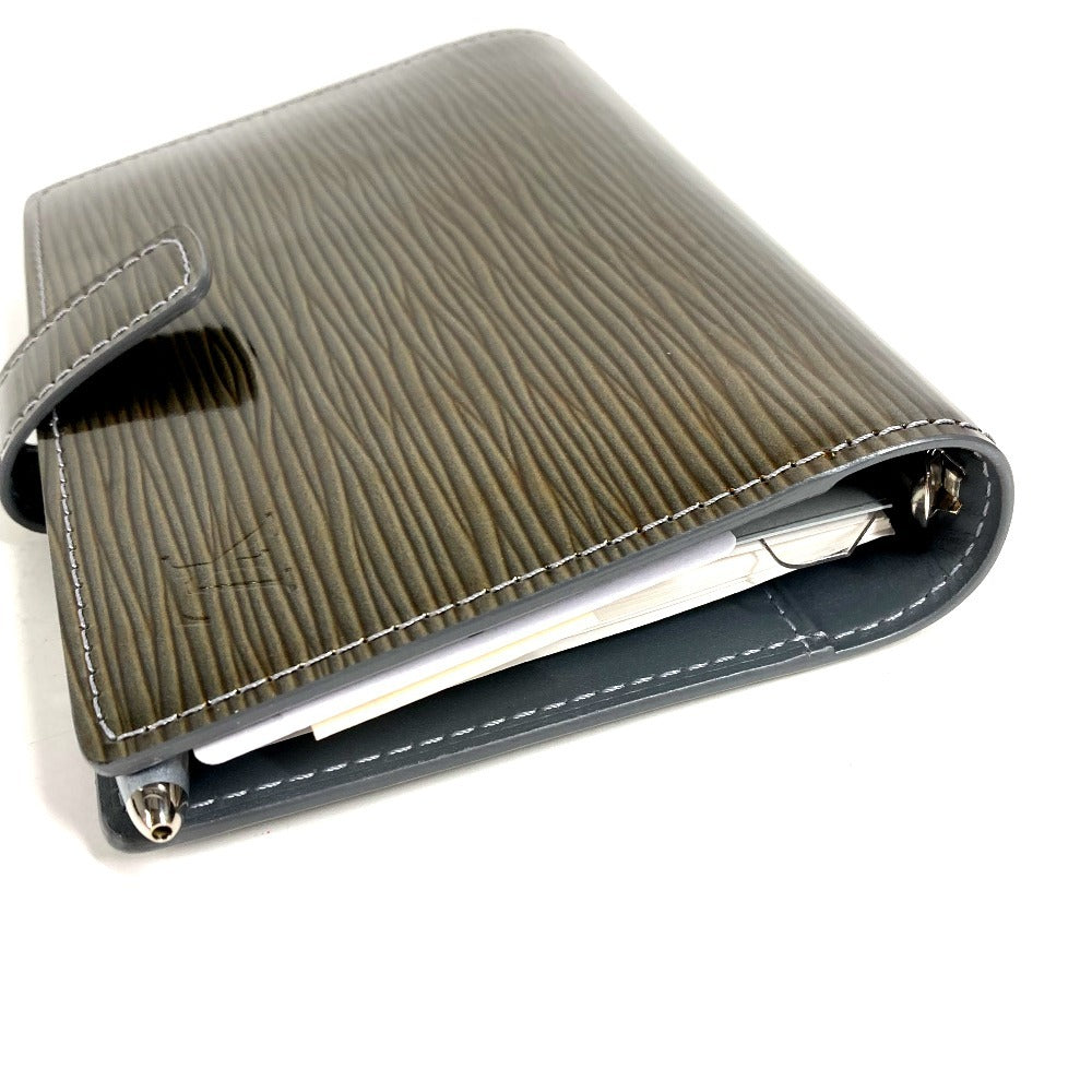 LOUIS VUITTON M99080 Cyber Epi Agenda PM Agenda PM Ballpoint Pen System Planner Case Stationery Planner Cover Epi Leather Unisex Metallic