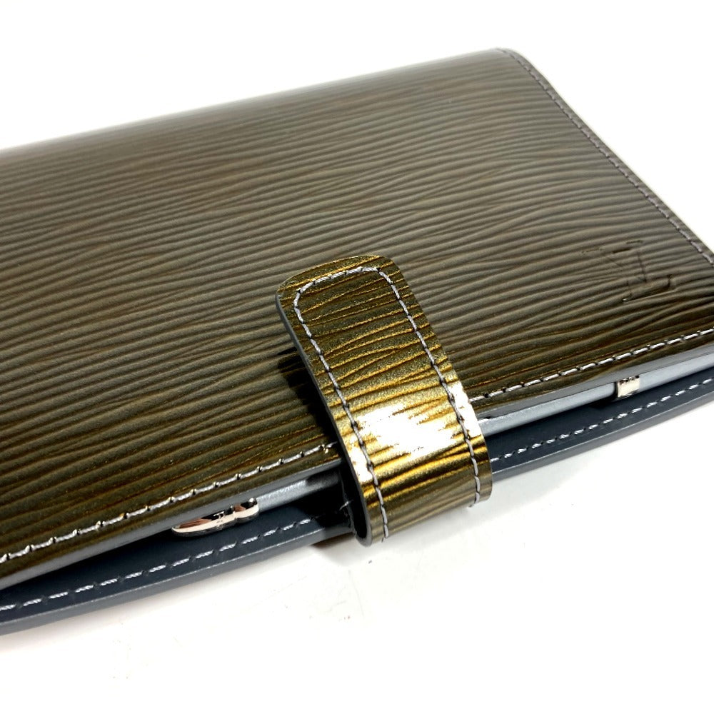 LOUIS VUITTON M99080 Cyber Epi Agenda PM Agenda PM Ballpoint Pen System Planner Case Stationery Planner Cover Epi Leather Unisex Metallic