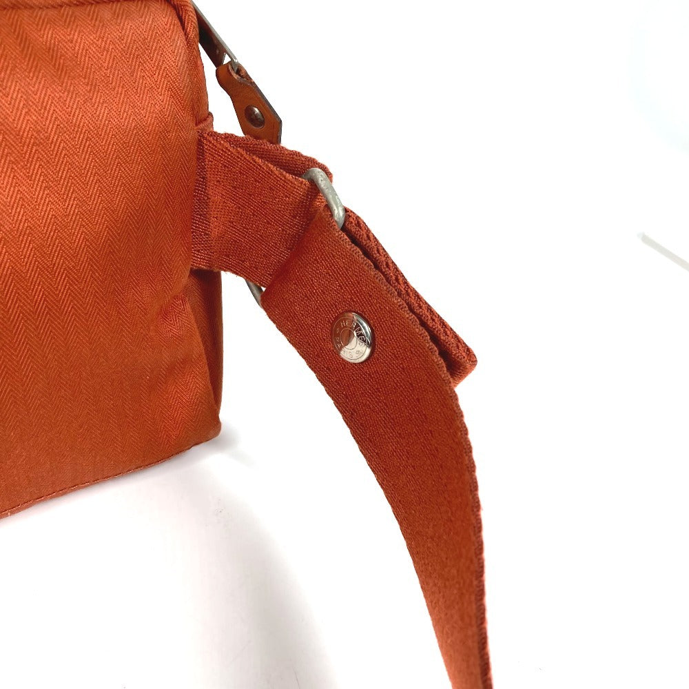 HERMES Acapulco Ceinture Cabas Cross Shoulder Bag Waist Bag Body Bag Polyamide Women's Orange