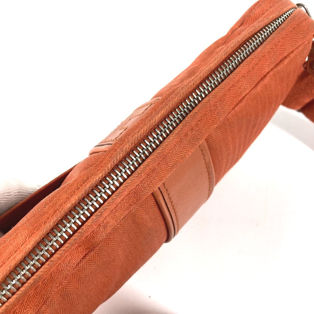 HERMES Acapulco Ceinture Cabas Cross Shoulder Bag Waist Bag Body Bag Polyamide Women's Orange