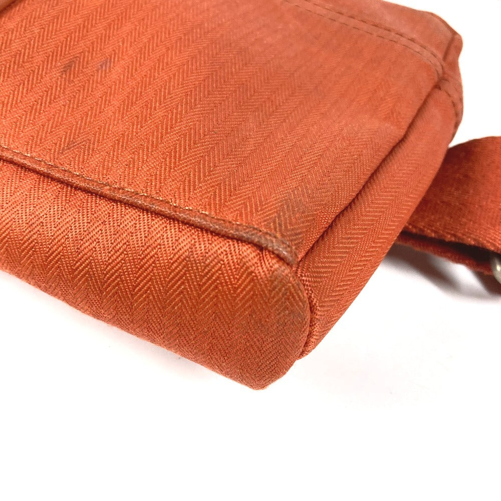 HERMES Acapulco Ceinture Cabas Cross Shoulder Bag Waist Bag Body Bag Polyamide Women's Orange
