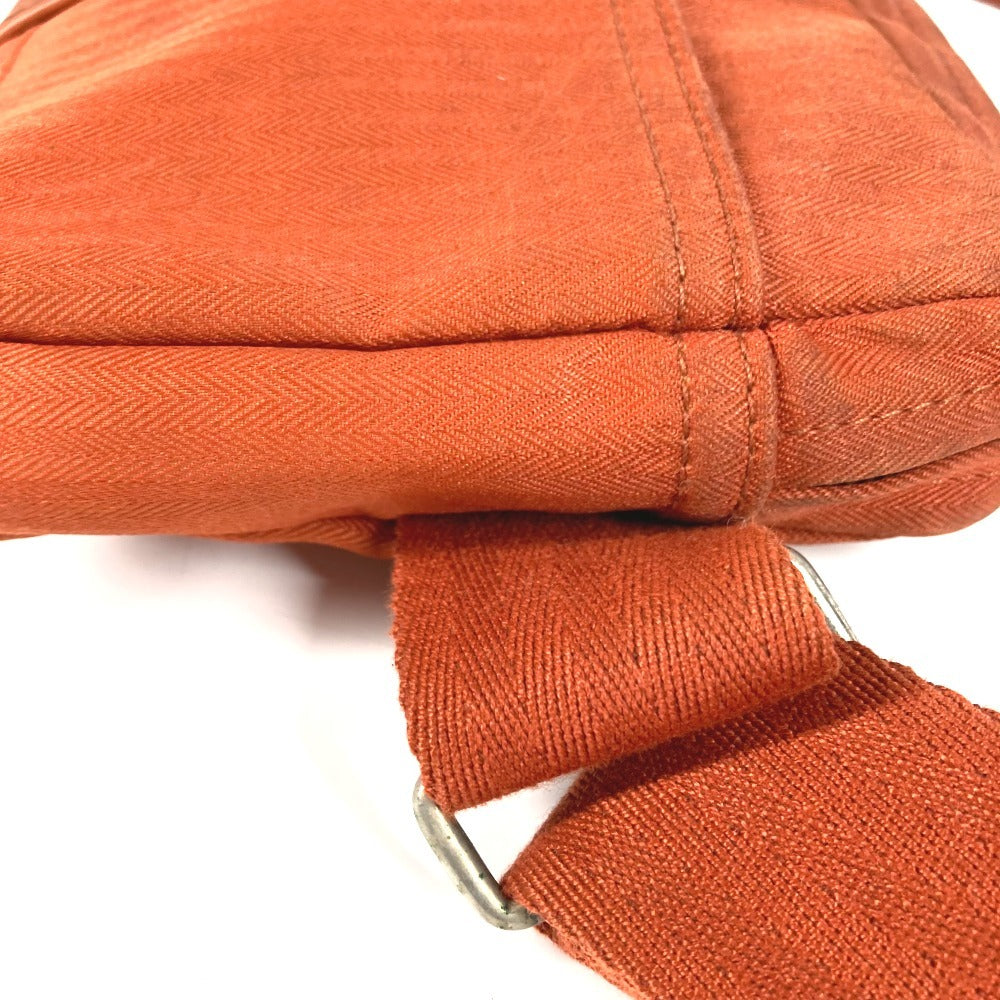 HERMES Acapulco Ceinture Cabas Cross Shoulder Bag Waist Bag Body Bag Polyamide Women's Orange