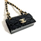 CHANEL ABA121 B23C CC Coco Mark Logo Matelasse Bag Bag Charm Pendant Top Key Holder Metal Ladies Black