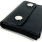 HERMES Sellier Hermesnap Card Case Hermesnap Card Case Business Card Holder Leather Goods Pass Case Bi-fold Card Case Swift Unisex Black