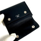 HERMES Sellier Hermesnap Card Case Hermesnap Card Case Business Card Holder Leather Goods Pass Case Bi-fold Card Case Swift Unisex Black