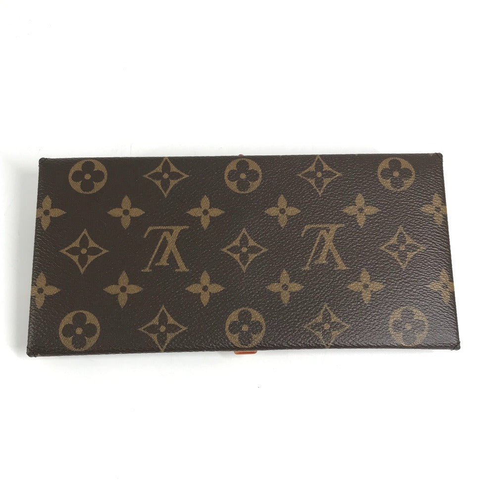 LOUIS VUITTON GI0477 モノグラム エテュイ6 パイユ ストロー6つ&ポーチセット インテリア カトラリー マドラー ストローホルダー オブジェ GP ユニセックス ゴールド×シルバー