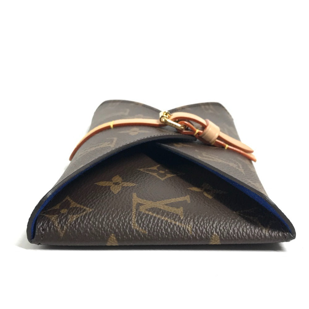 LOUIS VUITTON GI0477 モノグラム エテュイ6 パイユ ストロー6つ&ポーチセット インテリア カトラリー マドラー ストローホルダー オブジェ GP ユニセックス ゴールド×シルバー