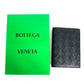 BOTTEGA VENETA 749441 Bi-Color Intrecciato Bifold Cover Stationery Passport Holder Leather Unisex Black