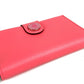 HERMES RMS R.M.S Card Case Leather Accessory Pass Case Bi-fold Card Holder Evercolor Ladies Rose Azalea Pink