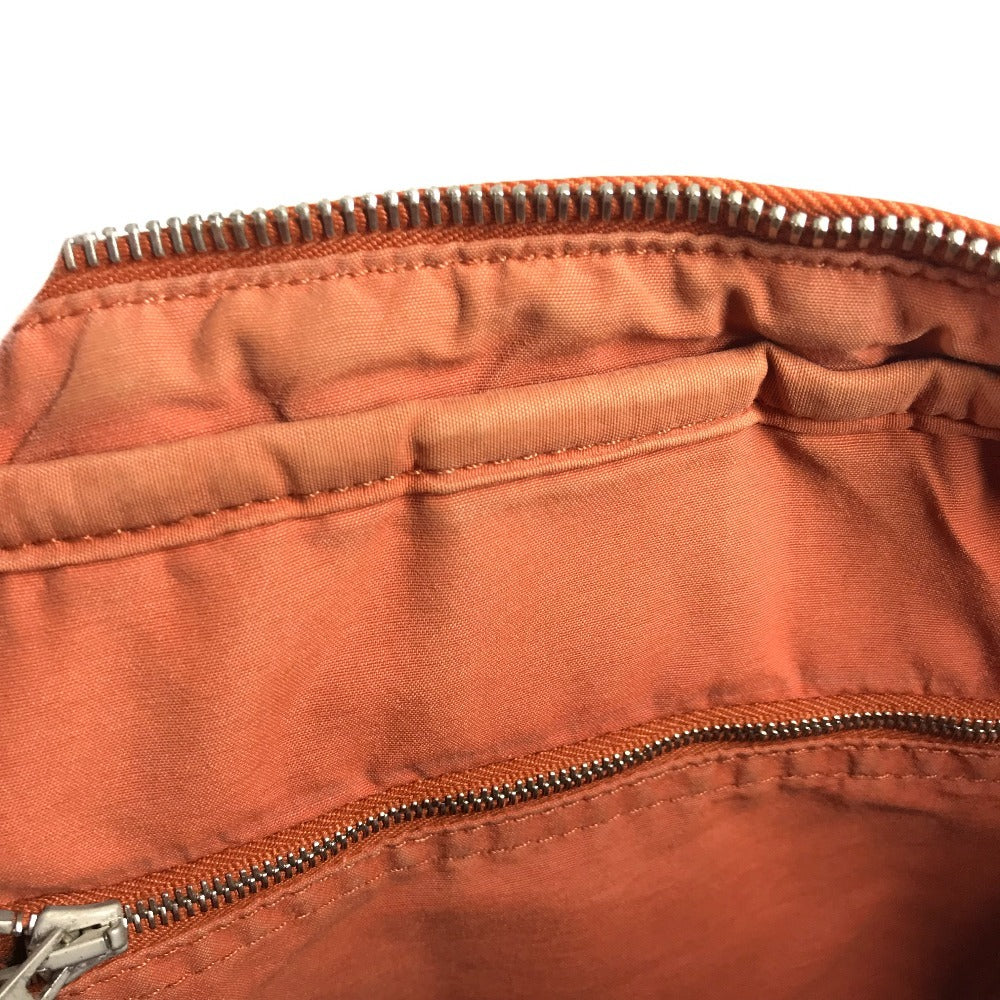HERMES アカプルコ バンドリエール カバン 斜め掛け ポシェット ショルダーバッグ キャンバス ユニセックス オレンジ