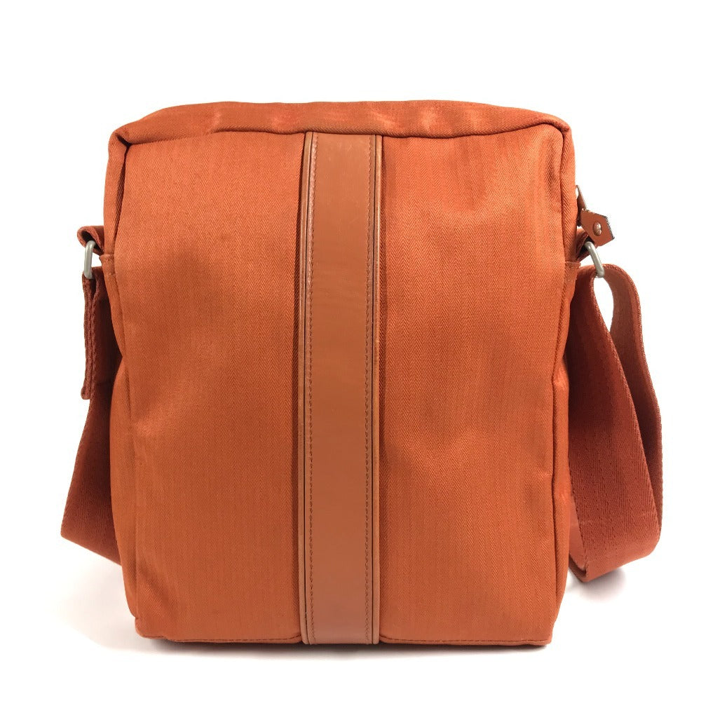 HERMES アカプルコ バンドリエール カバン 斜め掛け ポシェット ショルダーバッグ キャンバス ユニセックス オレンジ