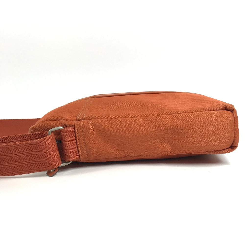 HERMES アカプルコ バンドリエール カバン 斜め掛け ポシェット ショルダーバッグ キャンバス ユニセックス オレンジ