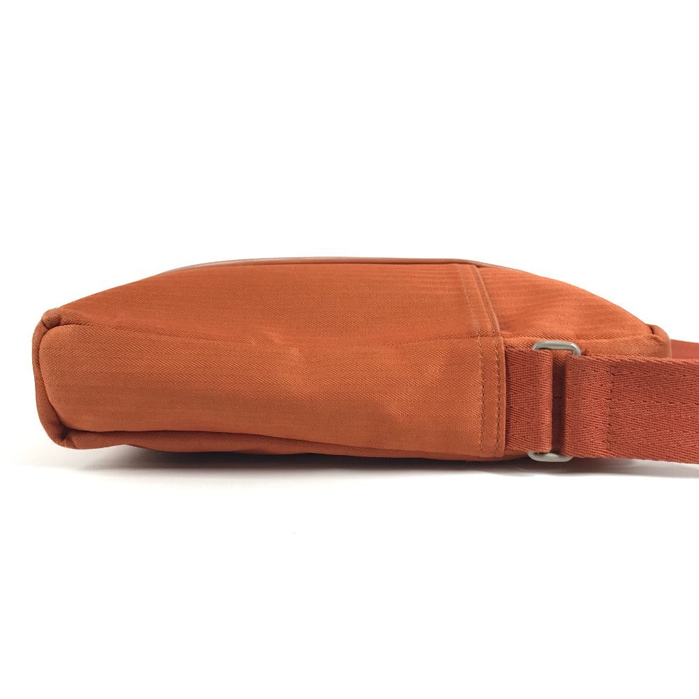 HERMES アカプルコ バンドリエール カバン 斜め掛け ポシェット ショルダーバッグ キャンバス ユニセックス オレンジ