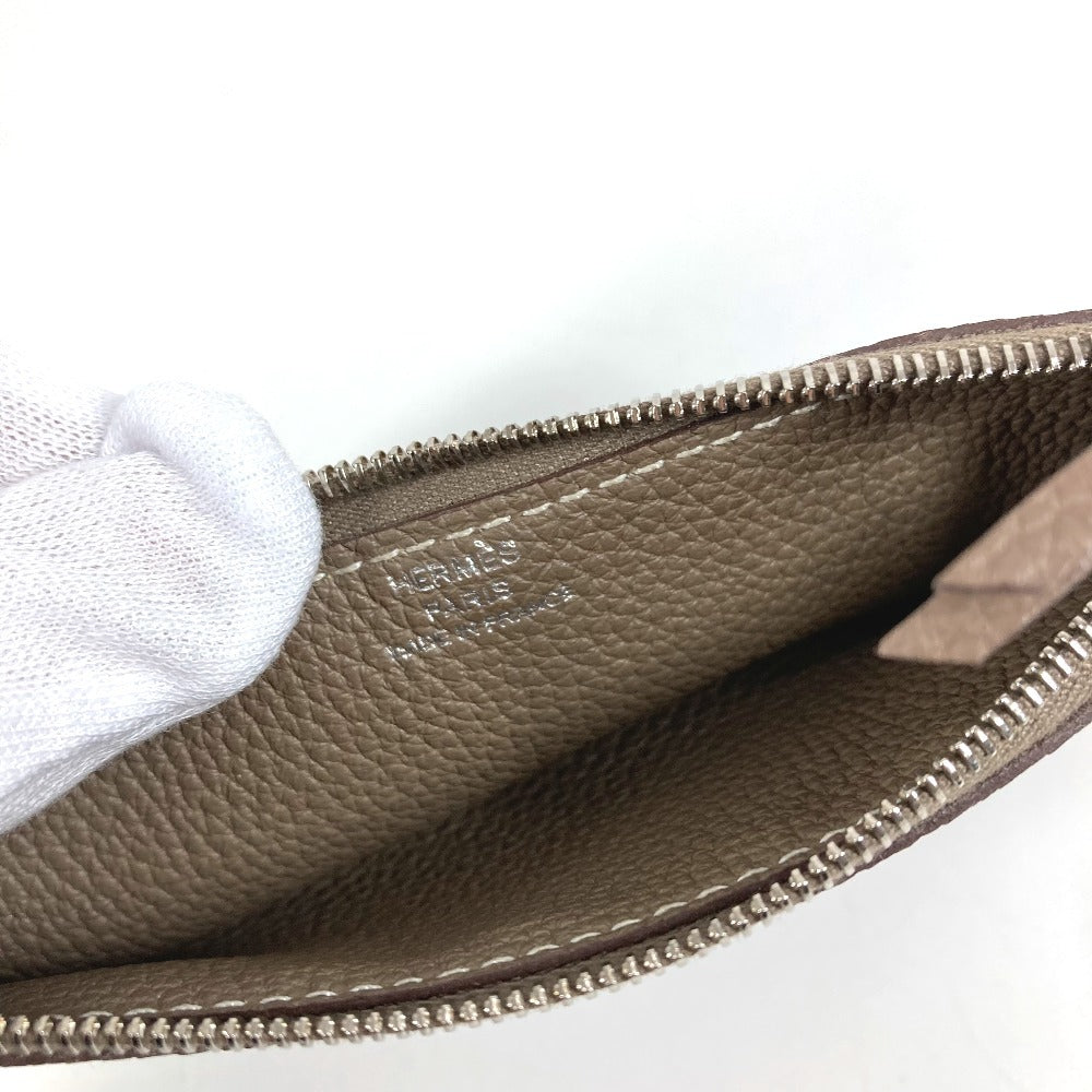 HERMES Dogon Duo GM Dogon Duo GM Wallet Long Wallet Togo Ladies Etoupe Gray