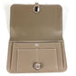HERMES Dogon Duo GM Dogon Duo GM Wallet Long Wallet Togo Ladies Etoupe Gray