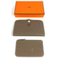 HERMES Dogon Duo GM Dogon Duo GM Wallet Long Wallet Togo Ladies Etoupe Gray