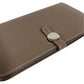 HERMES Dogon Duo GM Dogon Duo GM Wallet Long Wallet Togo Ladies Etoupe Gray