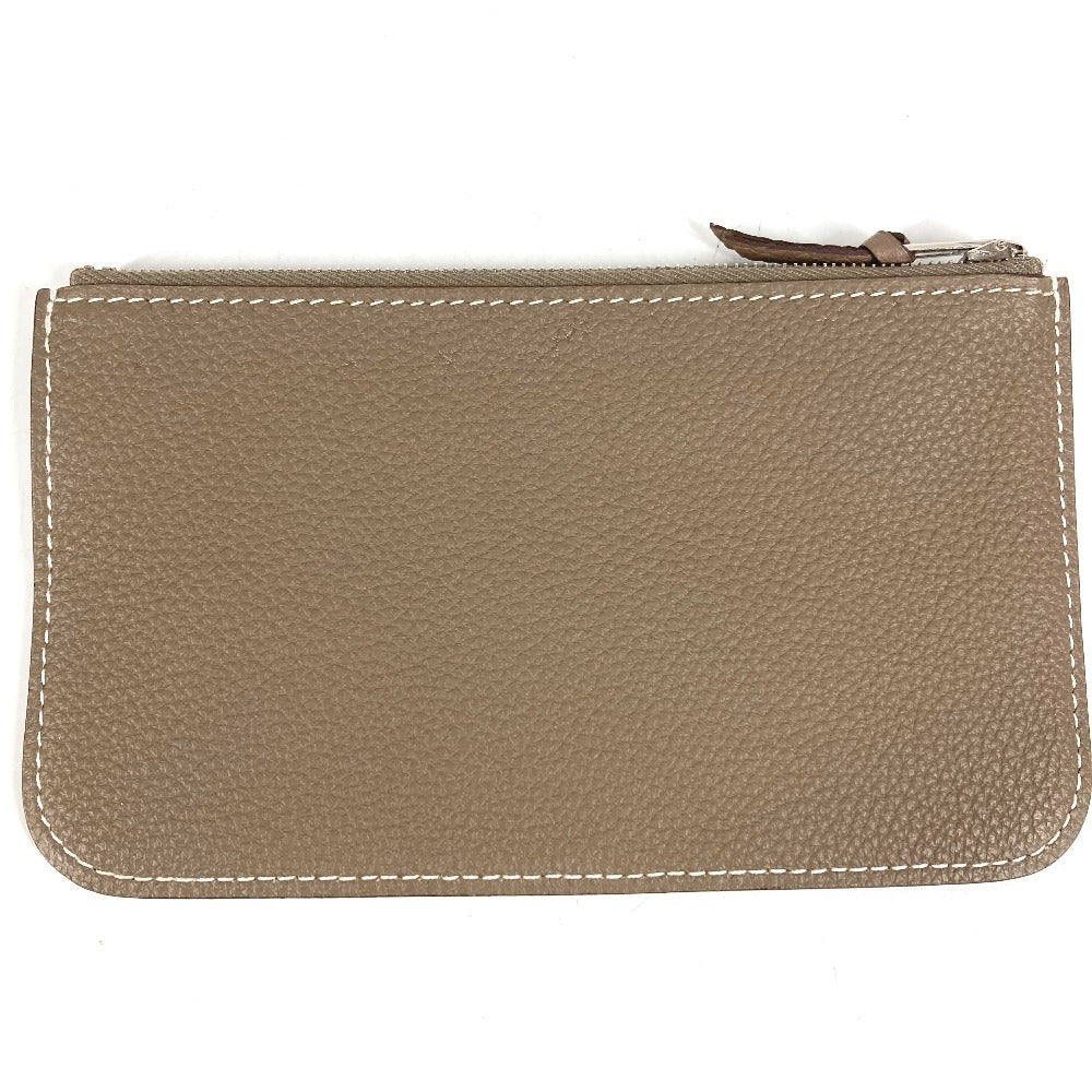 HERMES Dogon Duo GM Dogon Duo GM Wallet Long Wallet Togo Ladies Etoupe Gray