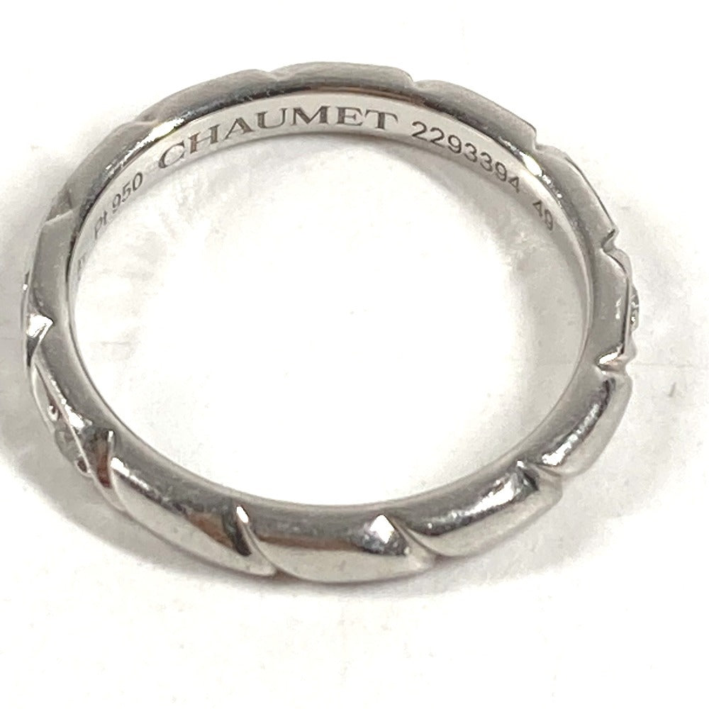 Chaumet 8P ダイヤ ダイヤモンド トルサード アクセサリー ジュエリー プラチナ リング・指輪 Pt950 レディース シルバー