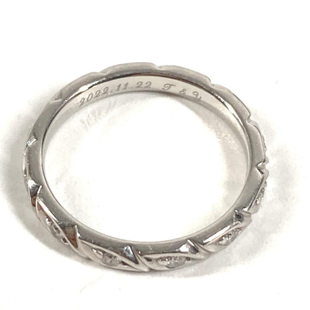 Chaumet 8P ダイヤ ダイヤモンド トルサード アクセサリー ジュエリー プラチナ リング・指輪 Pt950 レディース シルバー