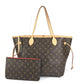 LOUIS VUITTON M41177 Monogram Neverfull MM Neverfull MM Handbag Bag Shoulder Tote Bag with Pouch Shoulder Bag Monogram Canvas Women's Cerise Brown