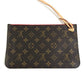 LOUIS VUITTON M41177 Monogram Neverfull MM Neverfull MM Handbag Bag Shoulder Tote Bag with Pouch Shoulder Bag Monogram Canvas Women's Cerise Brown