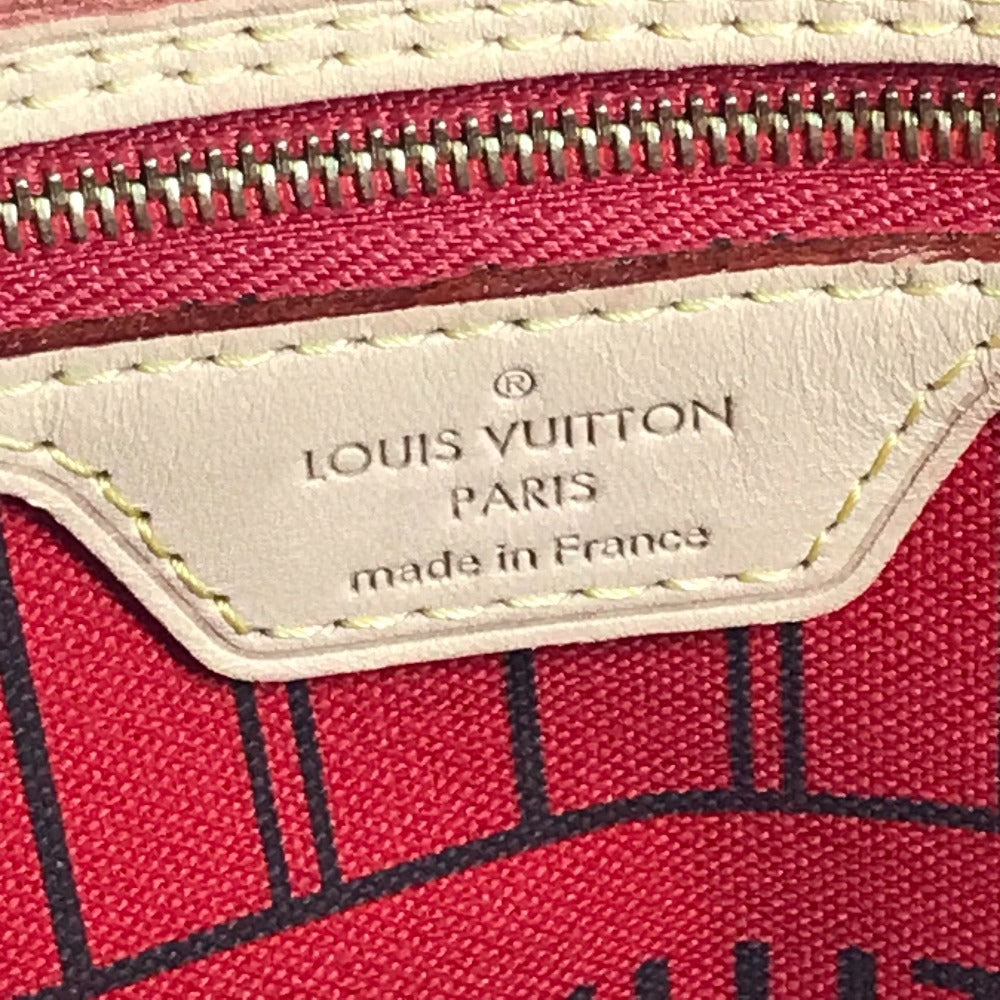 LOUIS VUITTON M41177 Monogram Neverfull MM Neverfull MM Handbag Bag Shoulder Tote Bag with Pouch Shoulder Bag Monogram Canvas Women's Cerise Brown